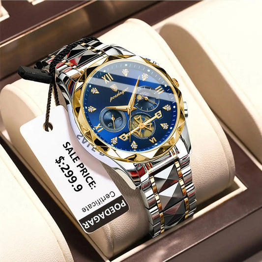 POEDAGAR Luxury Man Wristwatch